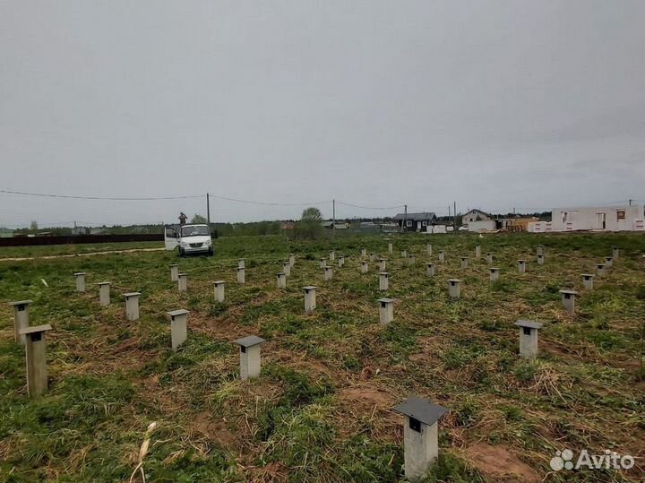 Фундамент на жб сваях под ключ / Жб сваи