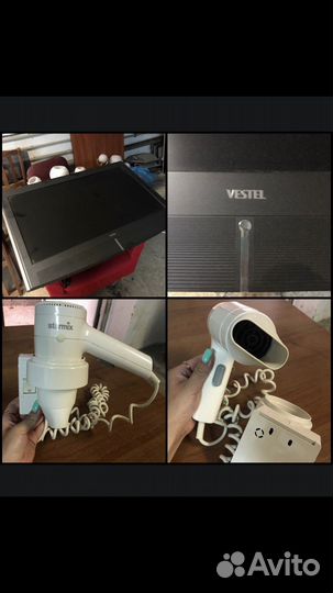 Фен для гостиниц, телевизор vestel