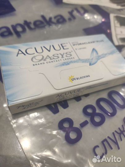 Линзы контактные acuvue oasys