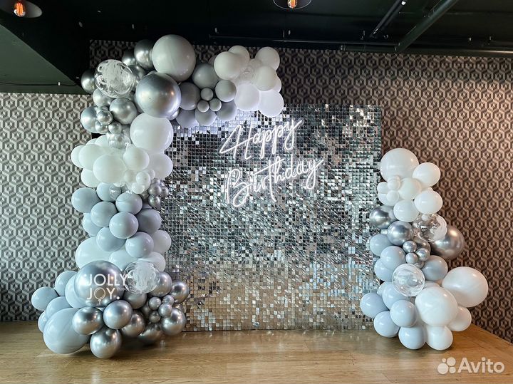 Аренда фотозоны, Фотозона, Оформление шарами