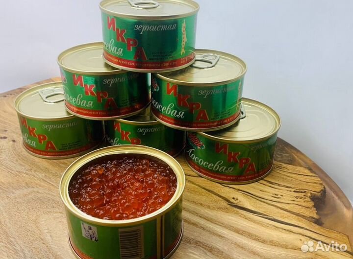 Красная икра на развес