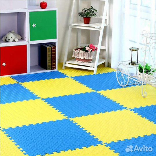 Пазлы мягкие на пол