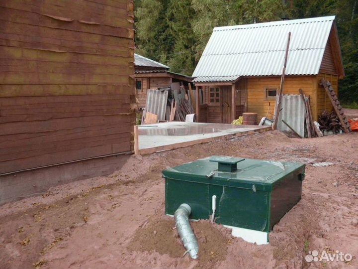 Септик эко Аквалос 4 переливной