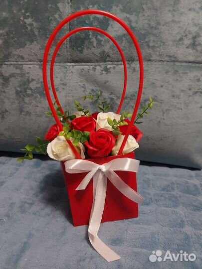 Мыльные розы 11 шт