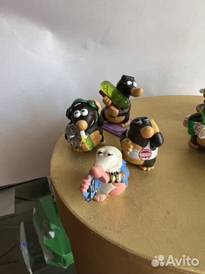 Киндеры Миссия крот, городские собаки, губка боб