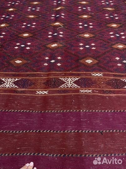 Туркменский ковёр. Винтаж, ручная работа