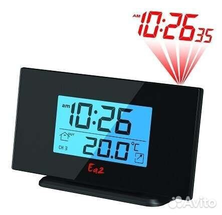 Метеостанция часы проектор будильник Ea2