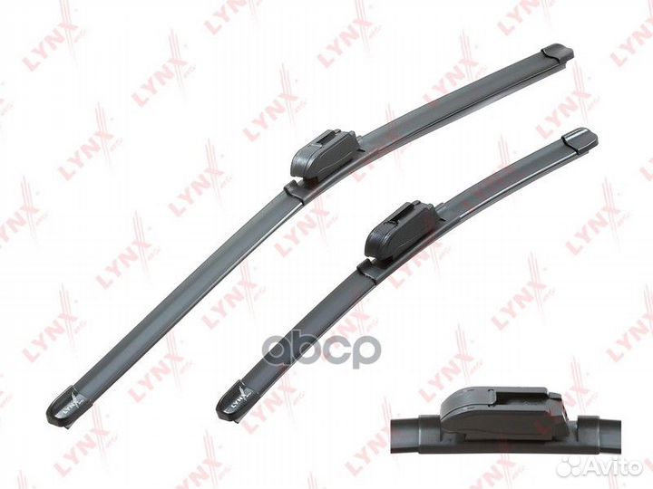 Комплект бескаркасных щеток стеклоочистителя 55