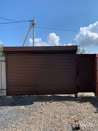 Рольставни на ворота (роллетные) Дорхан