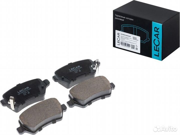 Тормозные колодки дисковые задние / Opel Astra H 0