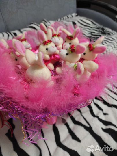 Букеты из мягких игрушек