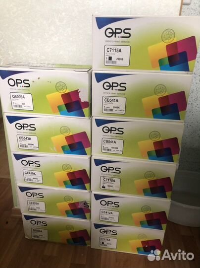 Коробка с картриджами OPS