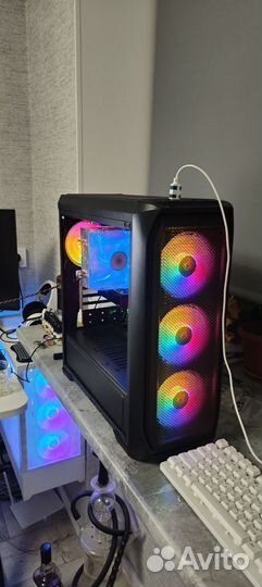 Компьютер 12 ядер Intel Xeon, DDR4 8гб, GT1030