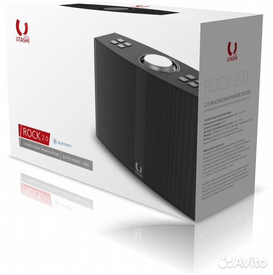 Акустическая система 2,0 Utashi 30Вт (Bt/USB/AUX)