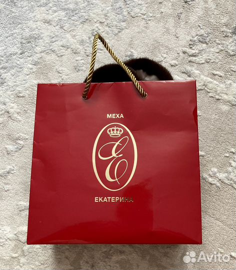 Варежки норковые новые