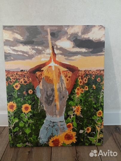 Картины по номерам раскрашенная