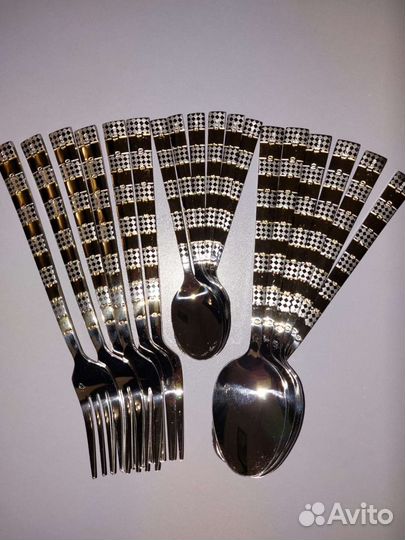 Набор новых столовых приборов 6 персон 18 предм