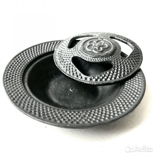 Чугун СССР Редкая Пепельн нло С Крышкой Куса Касли