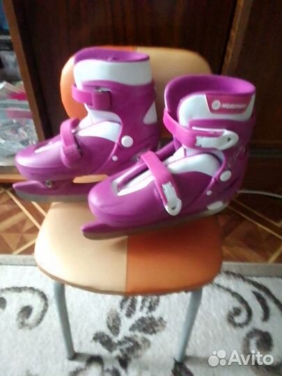 Коньки детские раздвижные 34 37