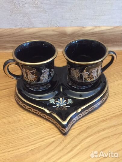 Кофейная пара Греция 24 карата