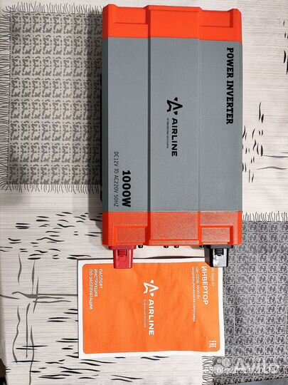 Инвертор airline 12В-220В 1000Вт