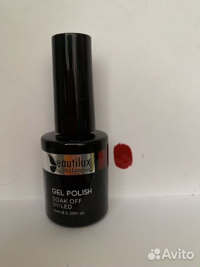 Красный гель-лак