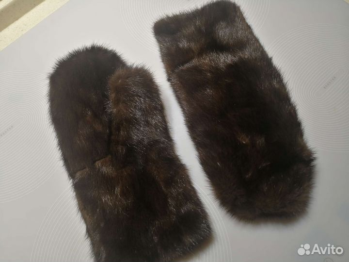 Норковые варежки