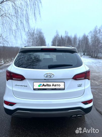 Hyundai Santa Fe 2.2 AT, 2017, 118 000 км