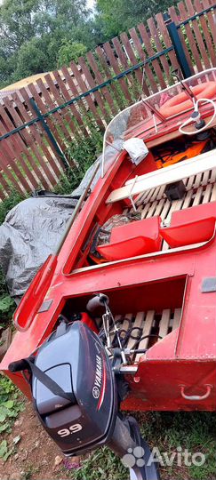 Катер. Мкм. Ярославка. Мотор ямаха 9.9. 15 сил