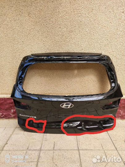Дверь багажника Hyundai Santa Fe 2020г