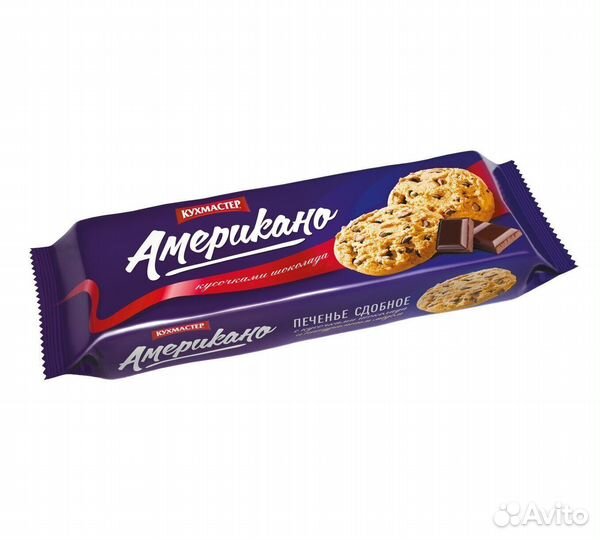 Сдобное печенье Американо с шоколадом 270 г