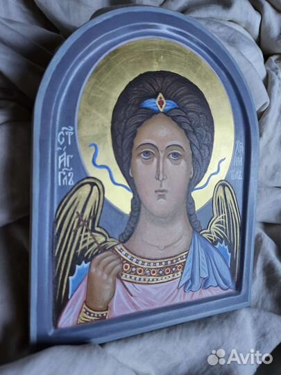 Икона рукописная Ангел-Хранитель