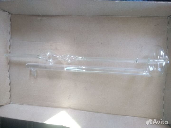 Лабораторные стеклянные трубки стаканы колбы