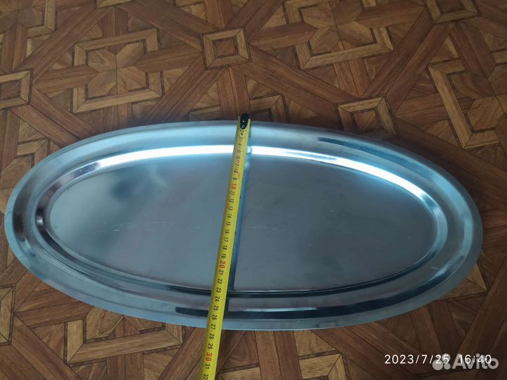 Блюдо из нержавейки