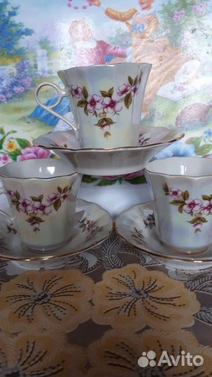Фарфор из СССР кофейные пары Коростень
