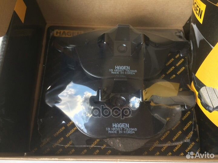 Колодки торм.дисковые hagen ford focus II (D1044)