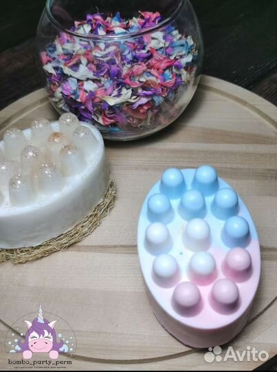 Мыло с люфой/мыло-мочалка