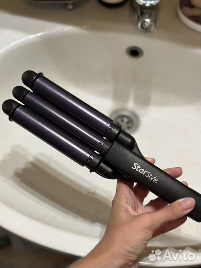 Тройная плойка для волос Star Style Dewal