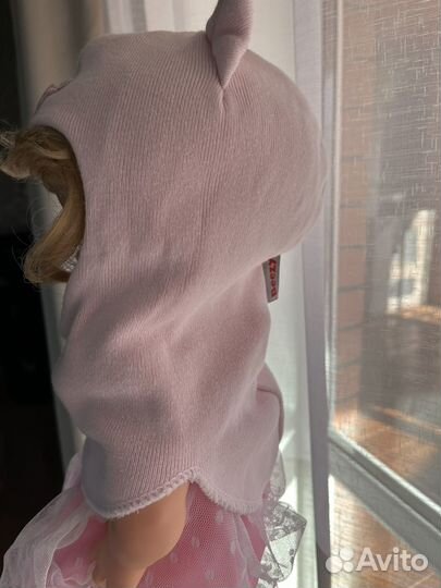 Шапка шлем для девочки