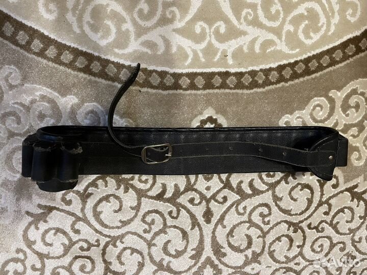 Патронташ 12 калибр кожа