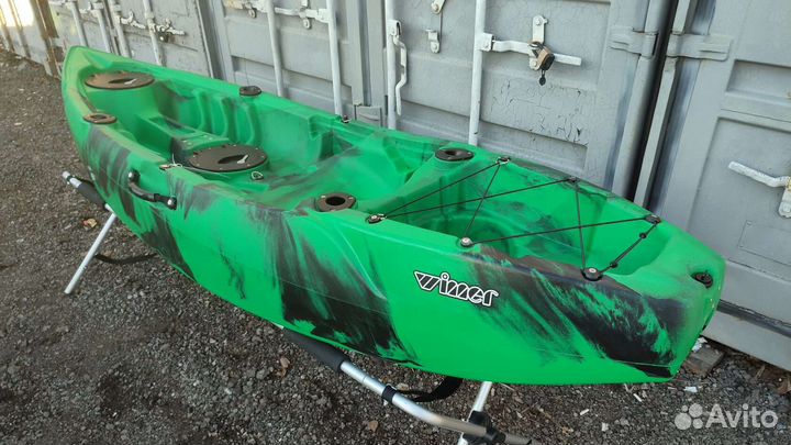Каяк надувной пластиковый для рыбалки