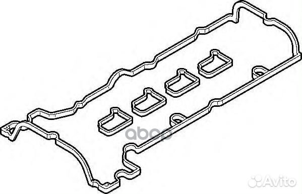 Комплект прокладок крышки клапанов 428.490 4284