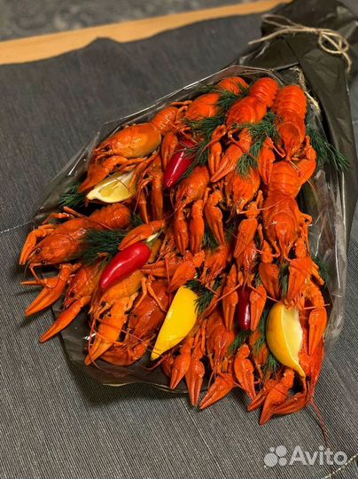 Букеты из раков