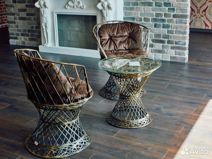 Плетеная мебель для ресторанов и кафе