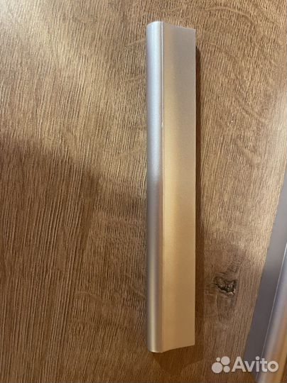 Мебельные ручки пластик серый металлик