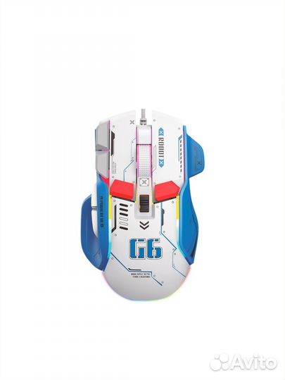 Игровая мышь проводная vorotex G6 белая