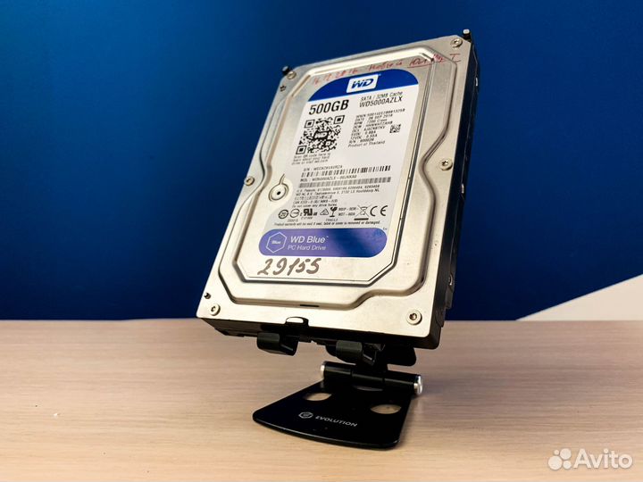 Жесткий диск Western Digital Blue 500Гб WD5000azlx