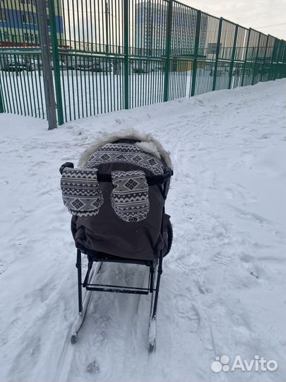 Коляска санки