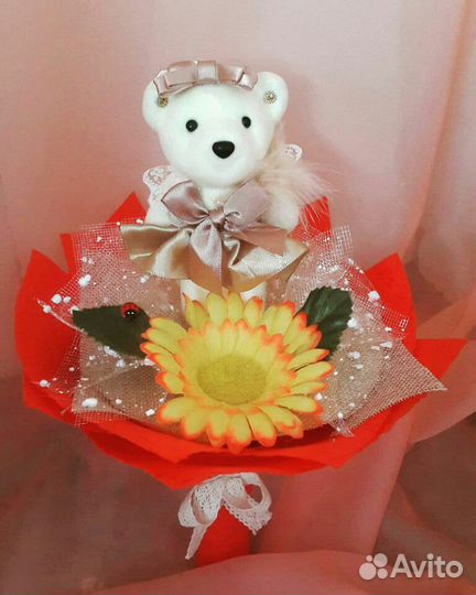 Букеты из мягких игрушек