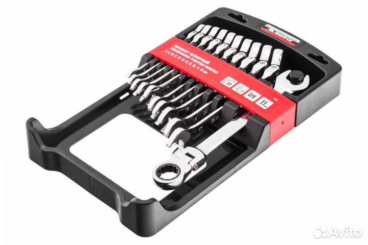 Набор ключей шарнирных трещоточных